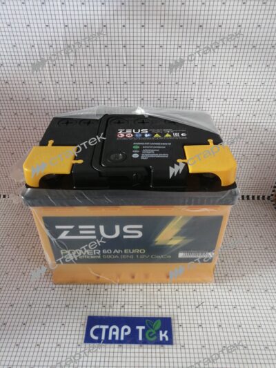 Аккумулятор ZEUS POWER 6СТ-60 VLR (о.п.) - фото 2