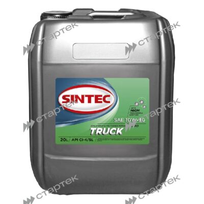 Масло моторное SINTEC TRUCK 10W40 Cl-4/SL (20л) (122442 подакциз)