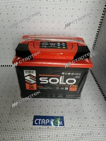 Аккумулятор SOLO PREMIUM 6СТ-60.0 L3 (о/п)